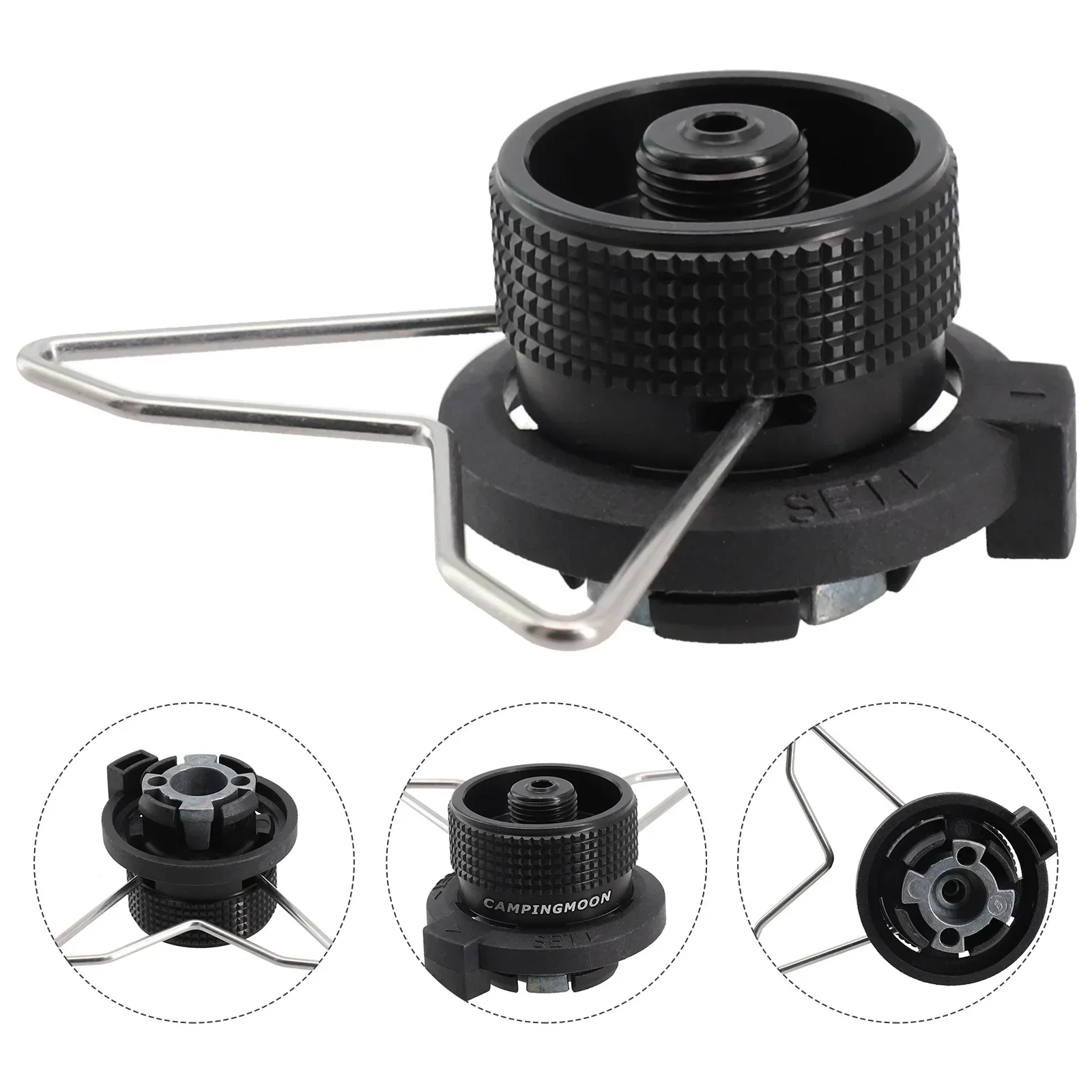 Convenient Black Camping Convert Adapter Butane Cans To Screw Type Gas High Quality Material (60 80 Characters)
Convenient Black Camping Convert Adapter Butane Cans To Screw Type Gas High Quality Material (60 80 Characters)