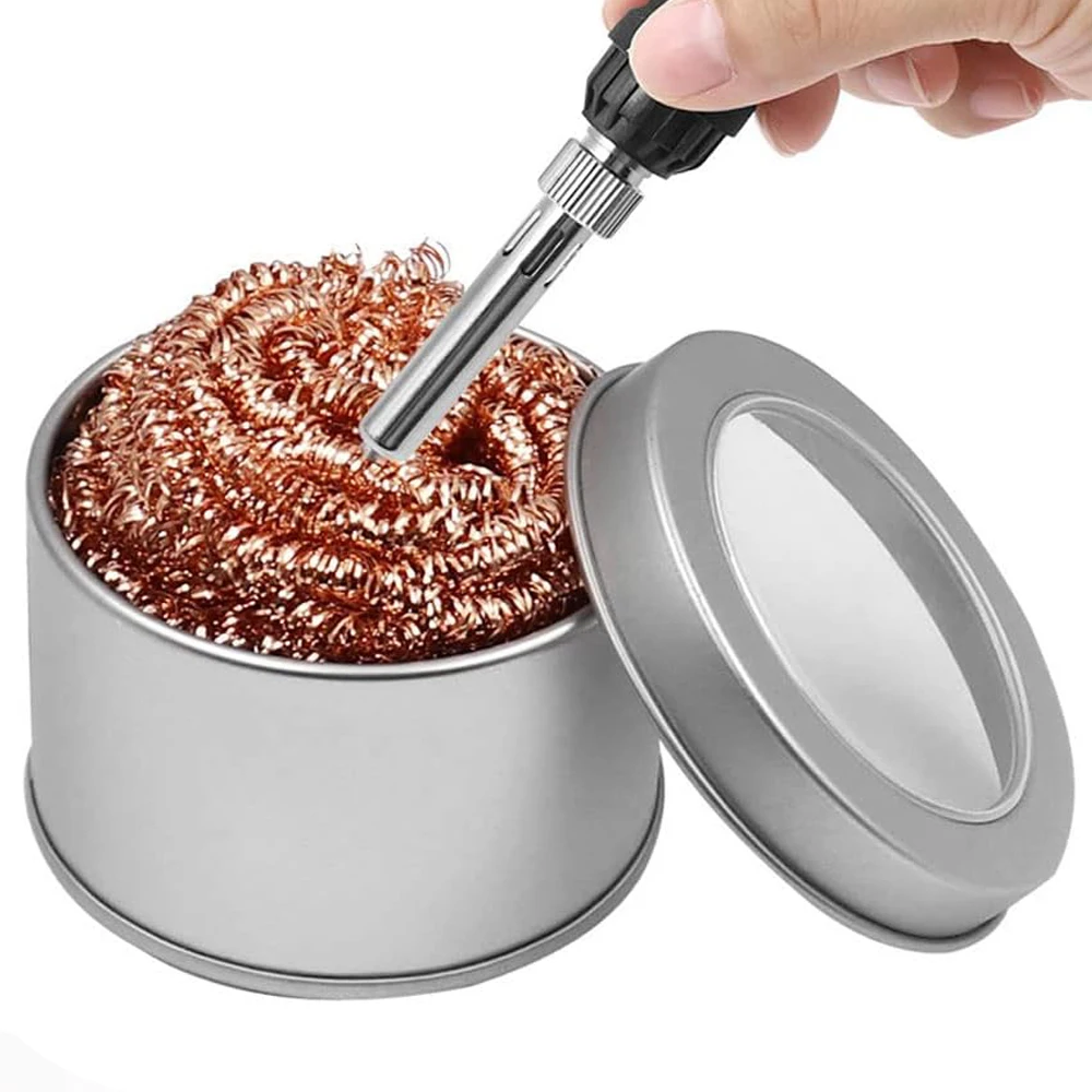 Новый чистящий шарик для распайки паяльника, сетчатый фильтр, насадка для очистки, наконечник, шарик для чистки медной проволоки, металлическая коробка для перемещения, чистый шарик
Новый чистящий шарик для распайки паяльника, сетчатый фильтр, насадка для очистки, наконечник, шарик для чистки медной проволоки, металлическая коробка для перемещения, чистый шарик