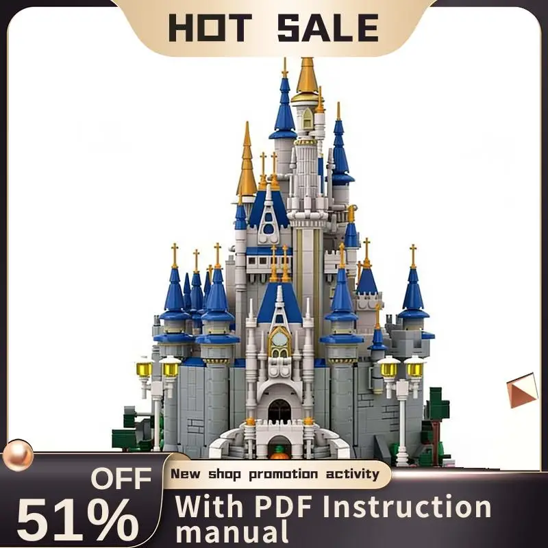 New 2949Pcs Famous Princess Cartoon Series Moc Big Castle Model Building Blocks Diy Creative Ideas Toy Birthday Bricks Gifts
New 2949Pcs Famous Princess Cartoon Series Moc Big Castle Model Building Blocks Diy Creative Ideas Toy Birthday Bricks Gifts