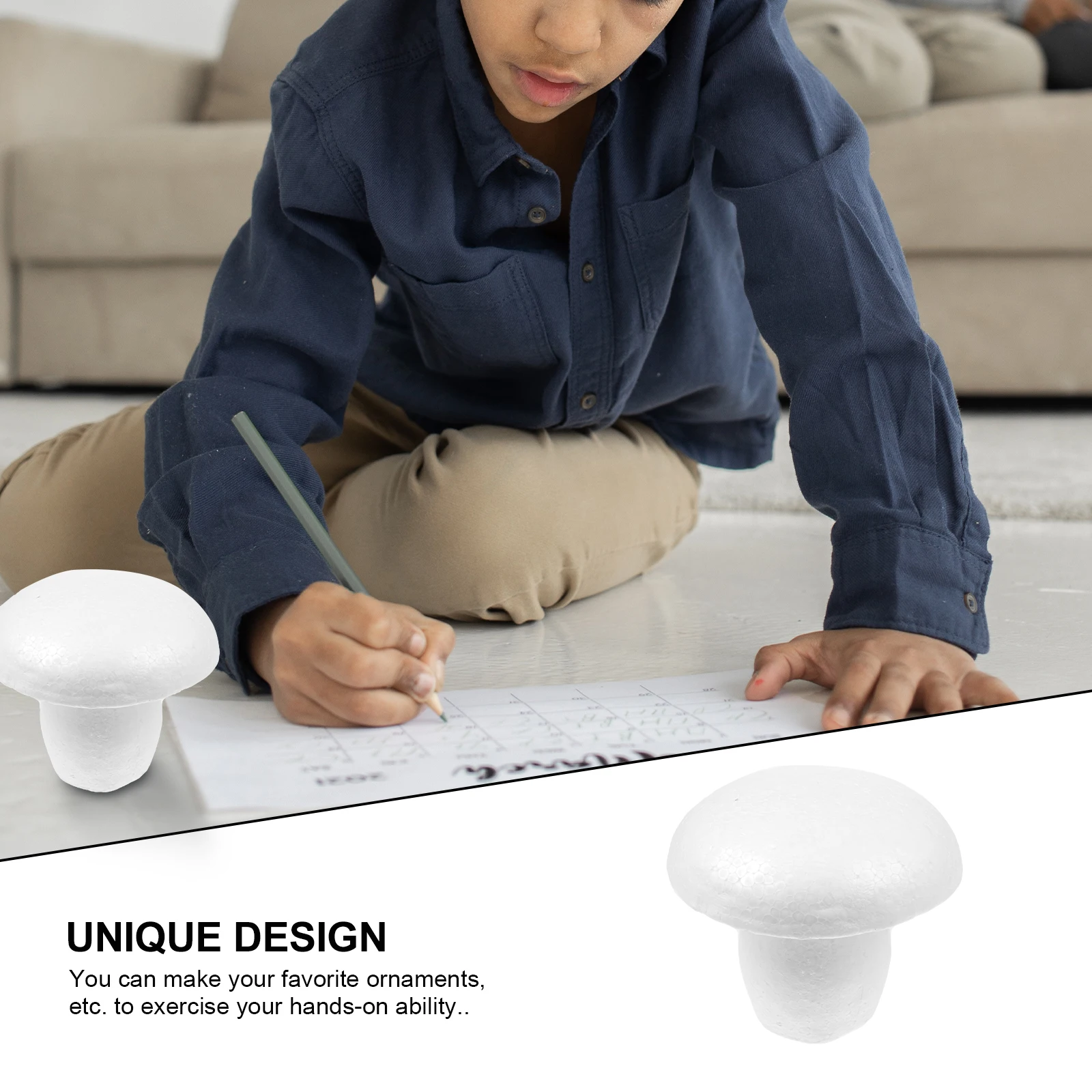 5pcs Mushroom Decor Foam Models White Fake Mushrooms Plant naments DIY Crafts Making Projects Handcrafted Accessories
5pcs Mushroom Decor Foam Models White Fake Mushrooms Plant naments DIY Crafts Making Projects Handcrafted Accessories