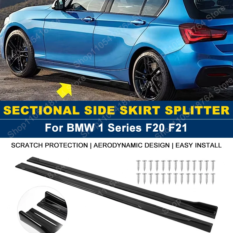 For BMW Accessories 1 Series F20 F21 E81 E82 E87 E88 Car Side Skirts Extension Rocker Panel Splitter Cover 8PCs ABS Gloss Black
For BMW Accessories 1 Series F20 F21 E81 E82 E87 E88 Car Side Skirts Extension Rocker Panel Splitter Cover 8PCs ABS Gloss Black