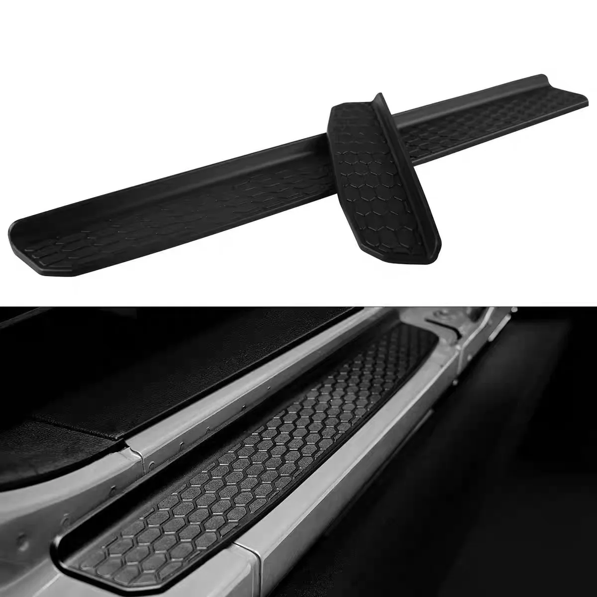 Lantsun JL1001 Door Entry Guards Threshold Protection 4-door ABS Anti-Scratch Threshold for Jeep for Wrangler JL2018+
Lantsun JL1001 Door Entry Guards Threshold Protection 4-door ABS Anti-Scratch Threshold for Jeep for Wrangler JL2018+