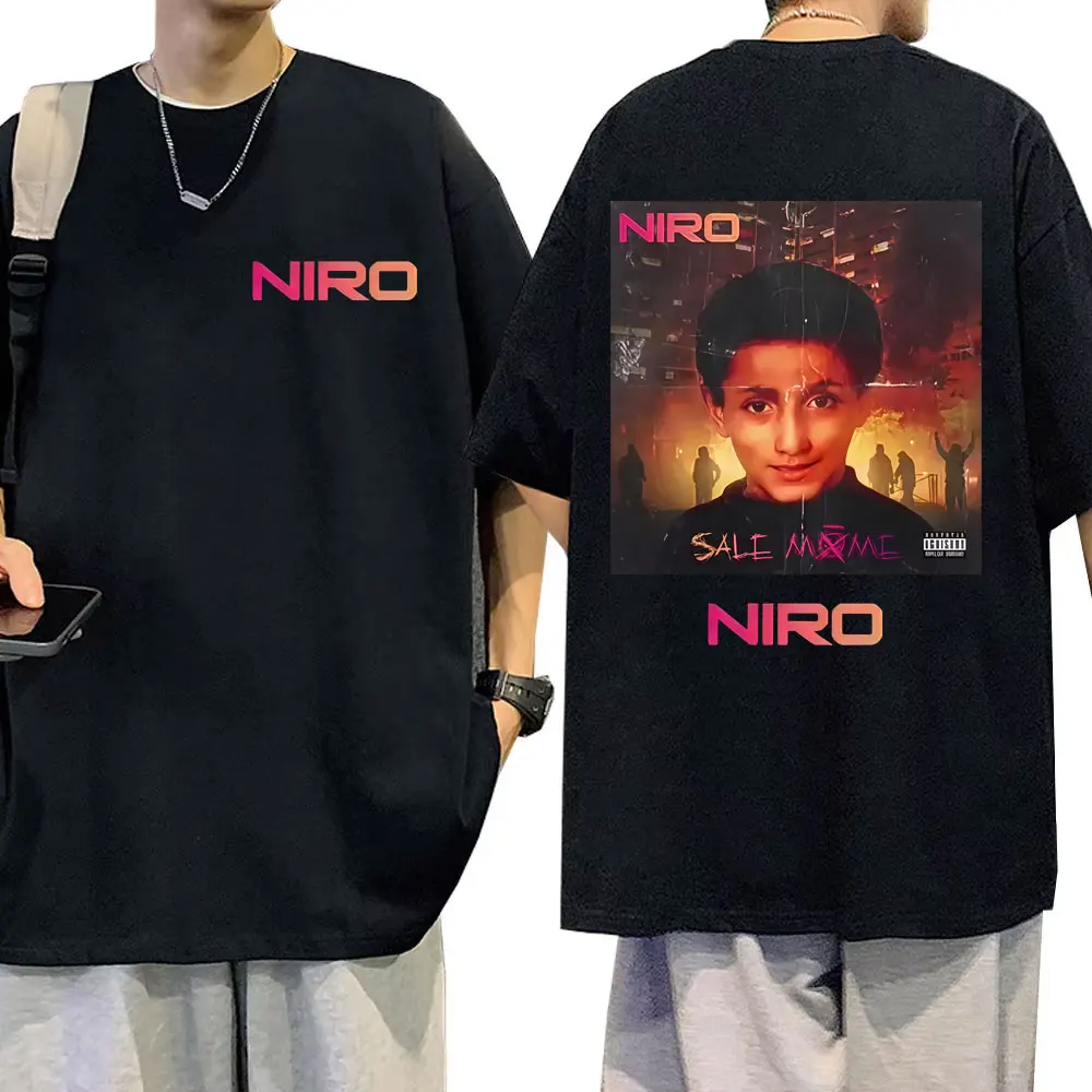 Rapper Niro Sale Môme Album Tshirt Men Women Fashion Oversized Streetwear Summer Male Vintage Casual Soft Cotton T-shirt Tops
Rapper Niro Sale Môme Album Tshirt Men Women Fashion Oversized Streetwear Summer Male Vintage Casual Soft Cotton T-shirt Tops