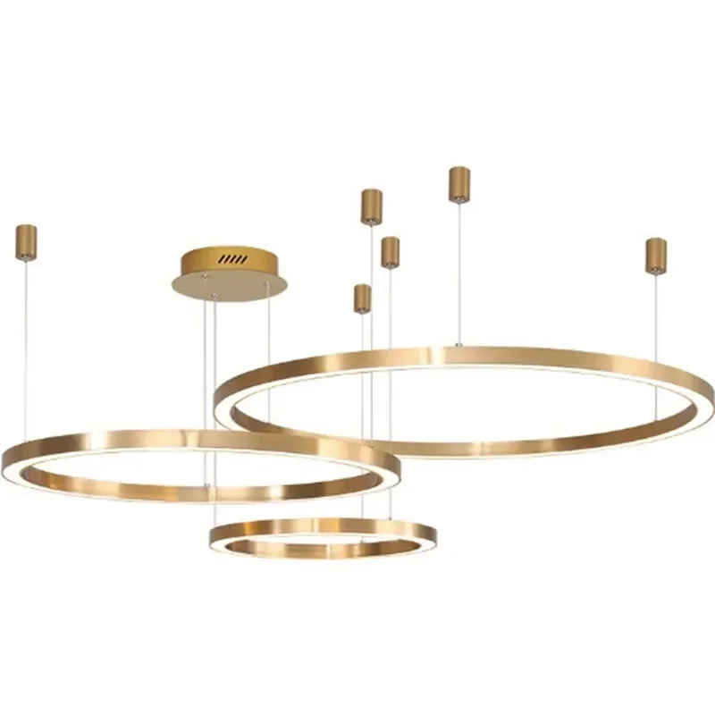 Nordic Minimalist Modern Chandelier Atmosphere Creative LED Living Room Dining Room Golden Chandelier Bedroom Circular Ring Lamp
Nordic Minimalist Modern Chandelier Atmosphere Creative LED Living Room Dining Room Golden Chandelier Bedroom Circular Ring Lamp