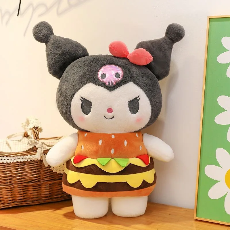 New 35cm Burger Kuromi Melody Plush Toy Creative Plushies Doll Girl Pillow Children Sleeping Pillow Dolls Birthday Gift
New 35cm Burger Kuromi Melody Plush Toy Creative Plushies Doll Girl Pillow Children Sleeping Pillow Dolls Birthday Gift