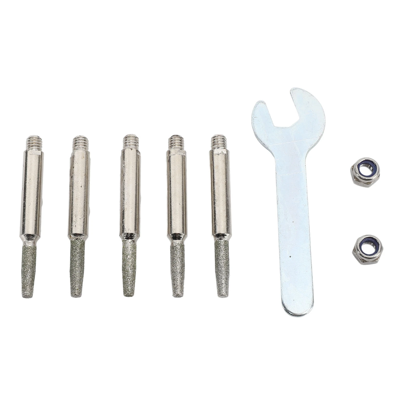 5 Pcs Chainsaw Sharpening Stone High Hardness Chain Saw Sharpening Bit Burr Stone File
5 Pcs Chainsaw Sharpening Stone High Hardness Chain Saw Sharpening Bit Burr Stone File