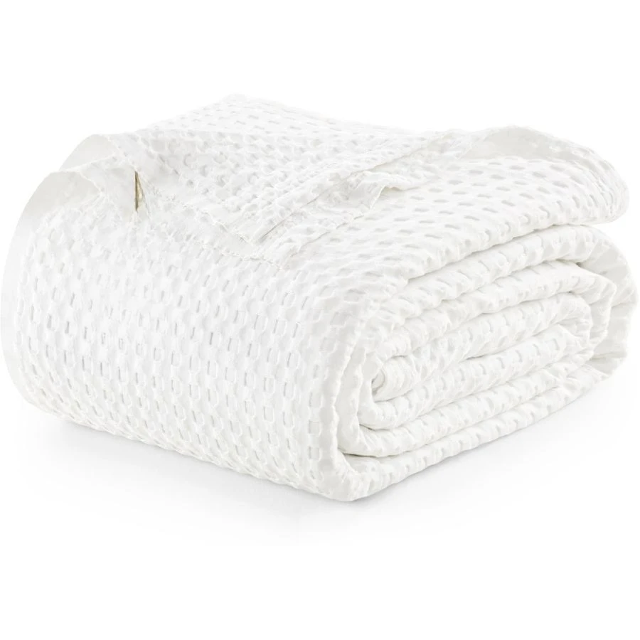 Белое вафельное одеяло из 100% хлопка, 300 GSM, размер King (90x108 дюймов), мягкое, легкое, дышащее, для всех сезонов
Белое вафельное одеяло из 100% хлопка, 300 GSM, размер King (90x108 дюймов), мягкое, легкое, дышащее, для всех сезонов