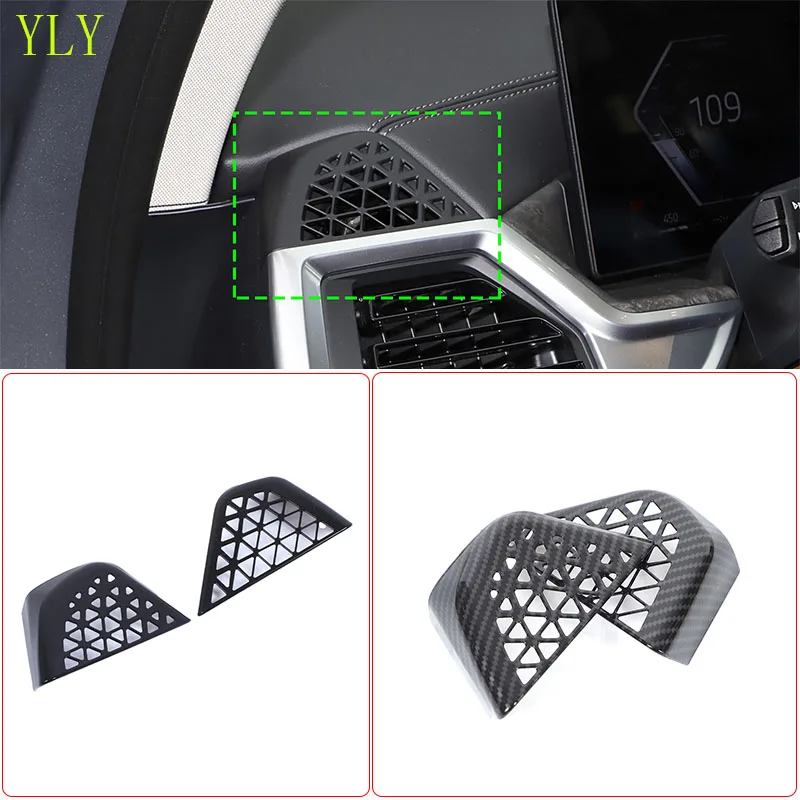 For BMW X5 X6 X7 G05 G06 G07 2023-2025 ABS Carbon Fiber Car Instrument Table Outlet Frame Decorative Sticker Car Accessories
For BMW X5 X6 X7 G05 G06 G07 2023-2025 ABS Carbon Fiber Car Instrument Table Outlet Frame Decorative Sticker Car Accessories