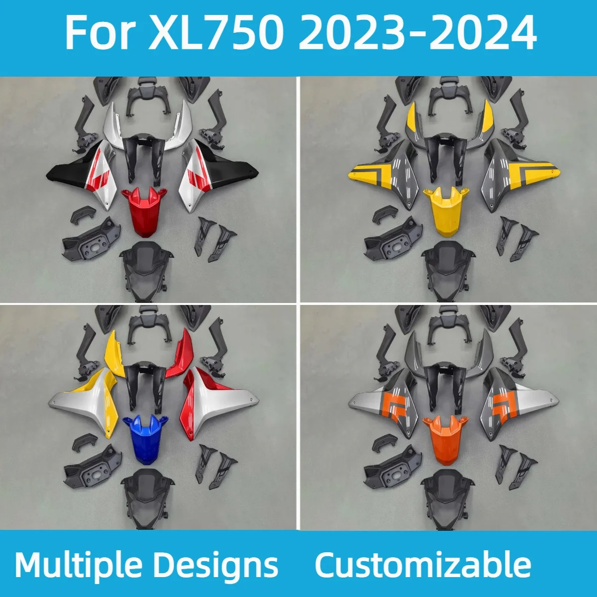 For Honda XL 750 2023 2024 Body Parts Fairings XL750 23 24 Injection Motorcycle Customized Bodywork Fairing Kit
For Honda XL 750 2023 2024 Body Parts Fairings XL750 23 24 Injection Motorcycle Customized Bodywork Fairing Kit