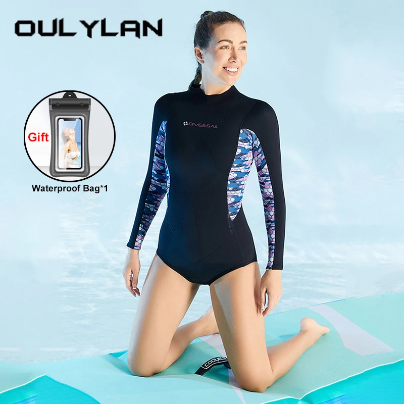 Oulylan Women Long Sleeved Shorts Diving Suit 2MM Warm Surfing Swimming Wet Suit Ladies Cold Resistant Snorkeling Jumpsuit
Oulylan Women Long Sleeved Shorts Diving Suit 2MM Warm Surfing Swimming Wet Suit Ladies Cold Resistant Snorkeling Jumpsuit