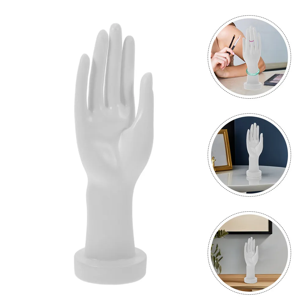 2Pcs Hand Jewelry Display Mannequin Plastic Bracelet Ring Holder Elegant White Base Retail Store Home Jewelry Organizer
2Pcs Hand Jewelry Display Mannequin Plastic Bracelet Ring Holder Elegant White Base Retail Store Home Jewelry Organizer