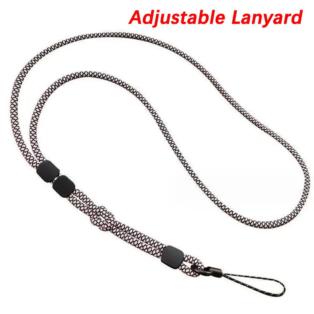 Adjustable Lanyard Colorful Hand-woven Phone Lanyard Detachable Dual-use Lanyards Long Anti-lost Neck Hanging Chain Phone Strap
Adjustable Lanyard Colorful Hand-woven Phone Lanyard Detachable Dual-use Lanyards Long Anti-lost Neck Hanging Chain Phone Strap