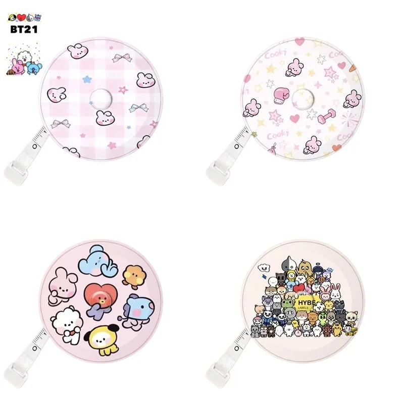 Мини-портативная рулетка BT21 Koya RJ Man Tata Chimmy Cooky Shooky для измерения параметров тела и роста, мягкая лента
Мини-портативная рулетка BT21 Koya RJ Man Tata Chimmy Cooky Shooky для измерения параметров тела и роста, мягкая лента