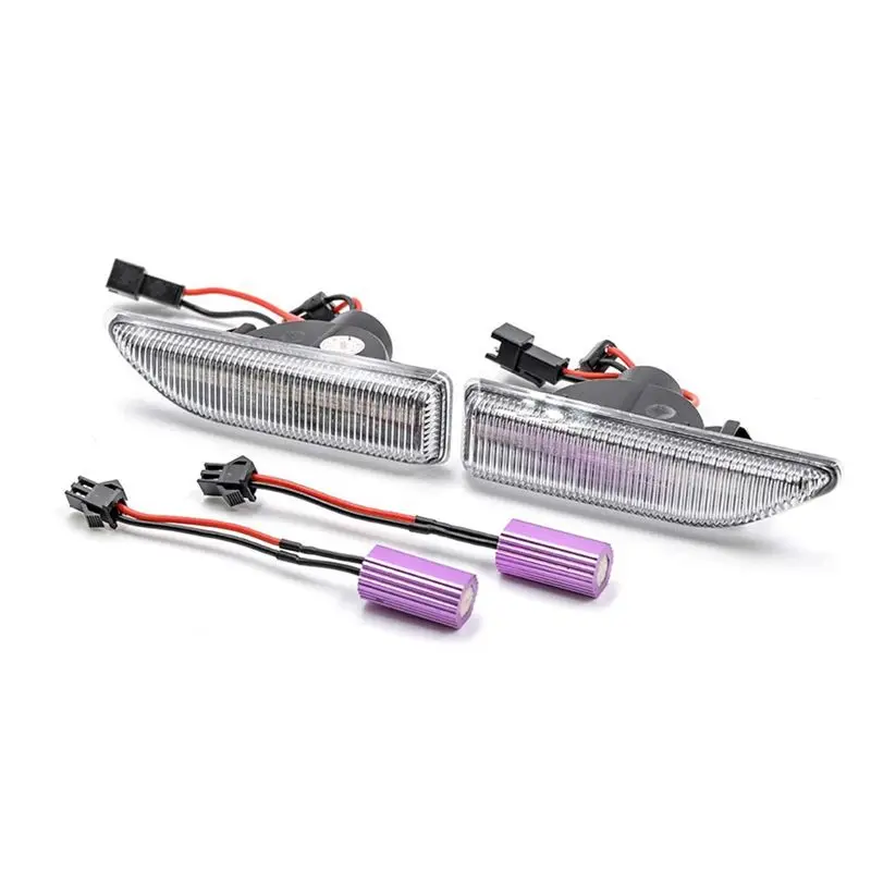 Мощный светодиодный динамический последовательный боковой указатель поворота (повторитель поворота) для MINI Countryman F60 2017-2023, прозрачные линзы
Мощный светодиодный динамический последовательный боковой указатель поворота (повторитель поворота) для MINI Countryman F60 2017-2023, прозрачные линзы