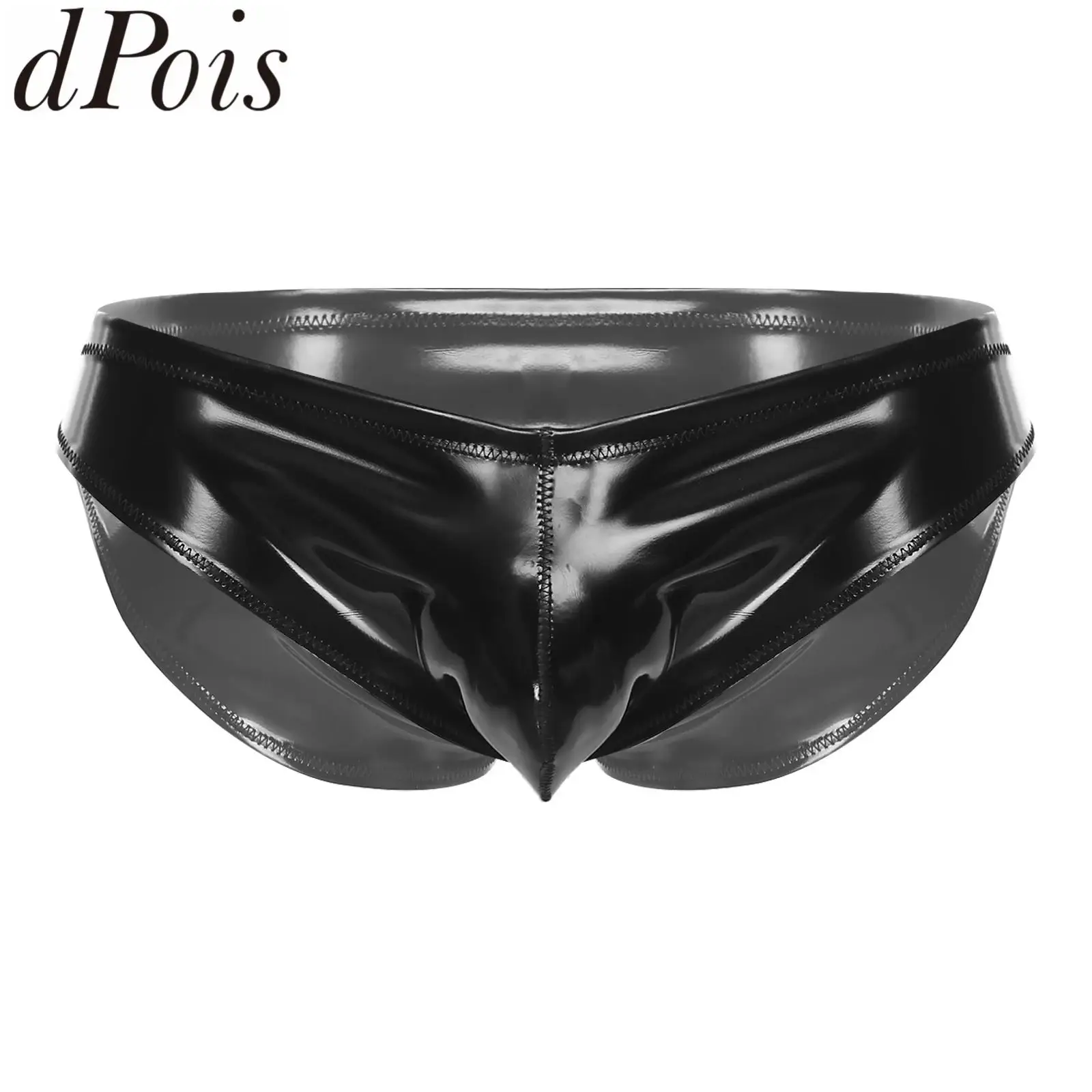Мужские глянцевые латексные трусы с эффектом влажного материала, с выступом, для бодибилдинга, нижнее белье, плавки, сексуальные трусы для ночных клубов и рейвов, костюм
Мужские глянцевые латексные трусы с эффектом влажного материала, с выступом, для бодибилдинга, нижнее белье, плавки, сексуальные трусы для ночных клубов и рейвов, костюм