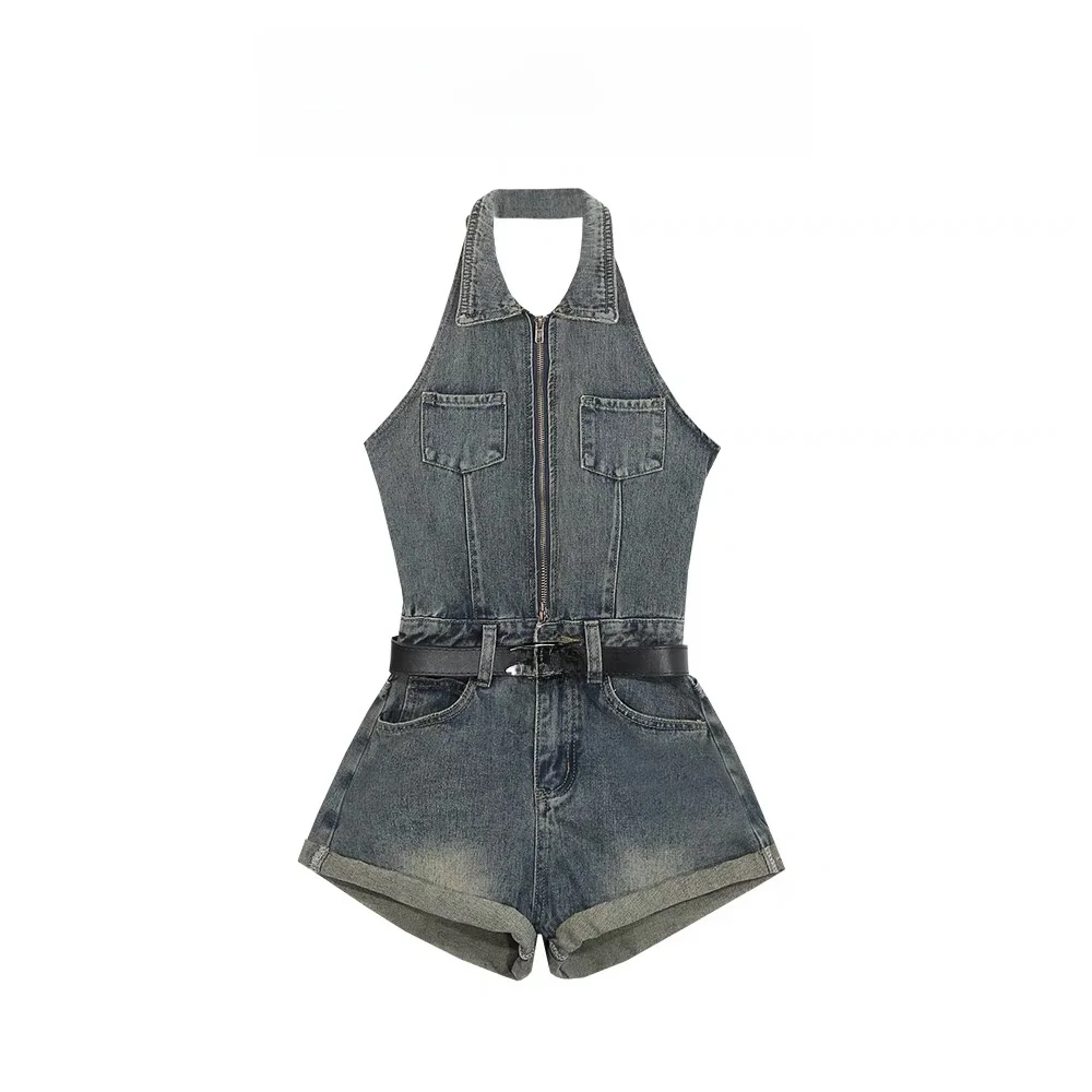 Сексуальные джинсовые комбинезоны для женщин с высокой талией, широкими штанинами, дизайнерские, летние, Pure Desire Bal Roll-Up...
Сексуальные джинсовые комбинезоны для женщин с высокой талией, широкими штанинами, дизайнерские, летние, Pure Desire Bal Roll-Up...