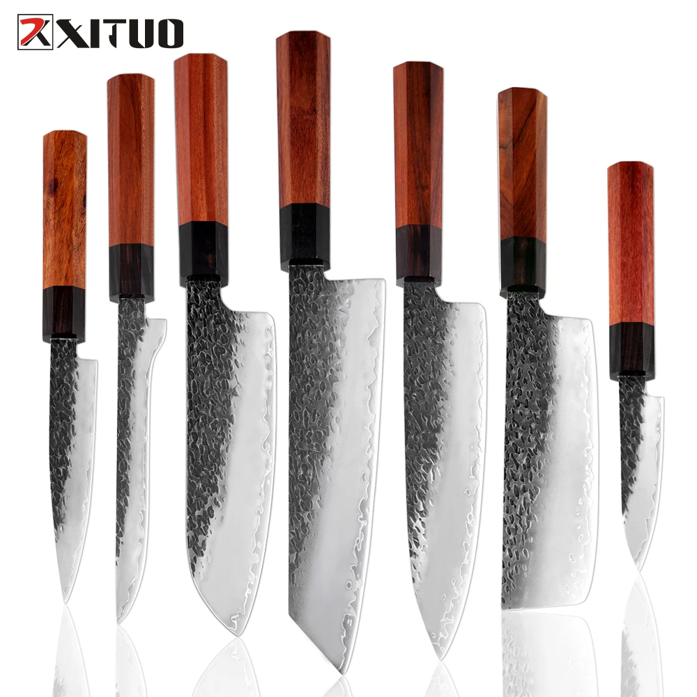 XITUO New Kitchen Knife Set 3-layers Damascus Vg10 High Carbon Steel Japanese Chef Knives Slicing Boning Paring Utility Gift Hot
XITUO New Kitchen Knife Set 3-layers Damascus Vg10 High Carbon Steel Japanese Chef Knives Slicing Boning Paring Utility Gift Hot
