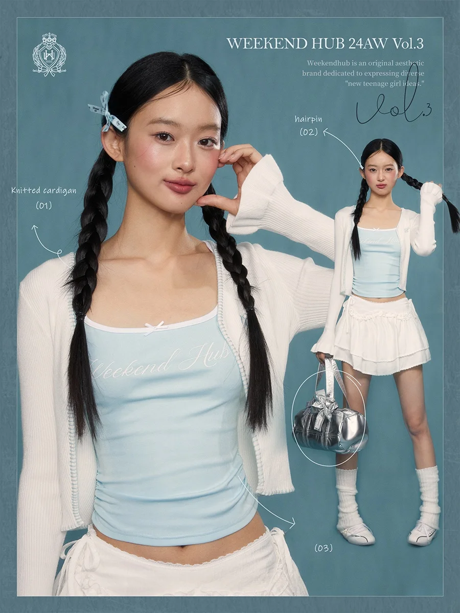 Wedhub Women's Knitted Open Cardigan ort Sve Long Sve Sweet Sle Straight Tube Knitted Sweater Outerwear White
Wedhub Women's Knitted Open Cardigan ort Sve Long Sve Sweet Sle Straight Tube Knitted Sweater Outerwear White