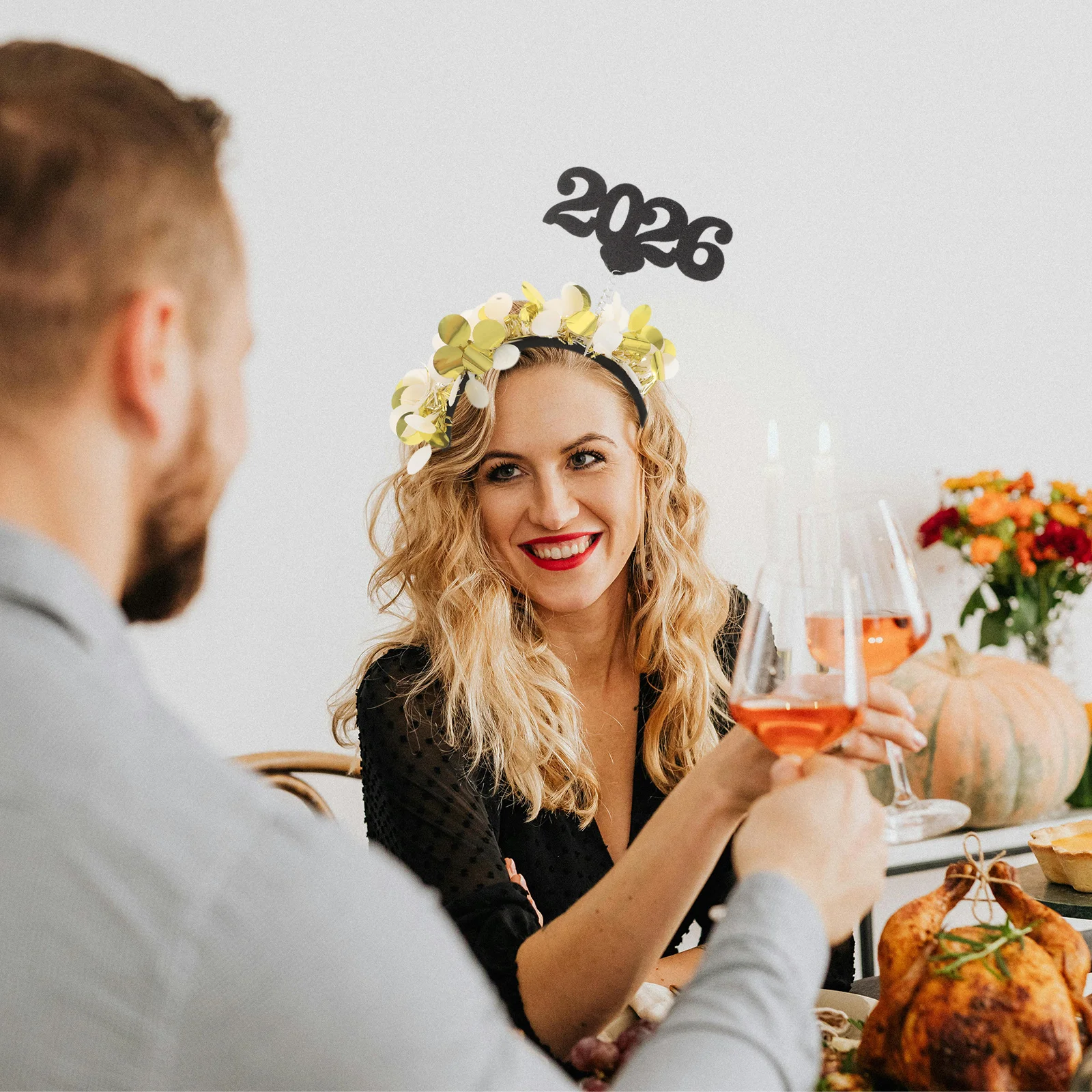 3Pcs Golden Hair Headband New Year Party Headwear 2026 Embellished Hairband for Women Holiday Headbands Photo Booth Props
3Pcs Golden Hair Headband New Year Party Headwear 2026 Embellished Hairband for Women Holiday Headbands Photo Booth Props