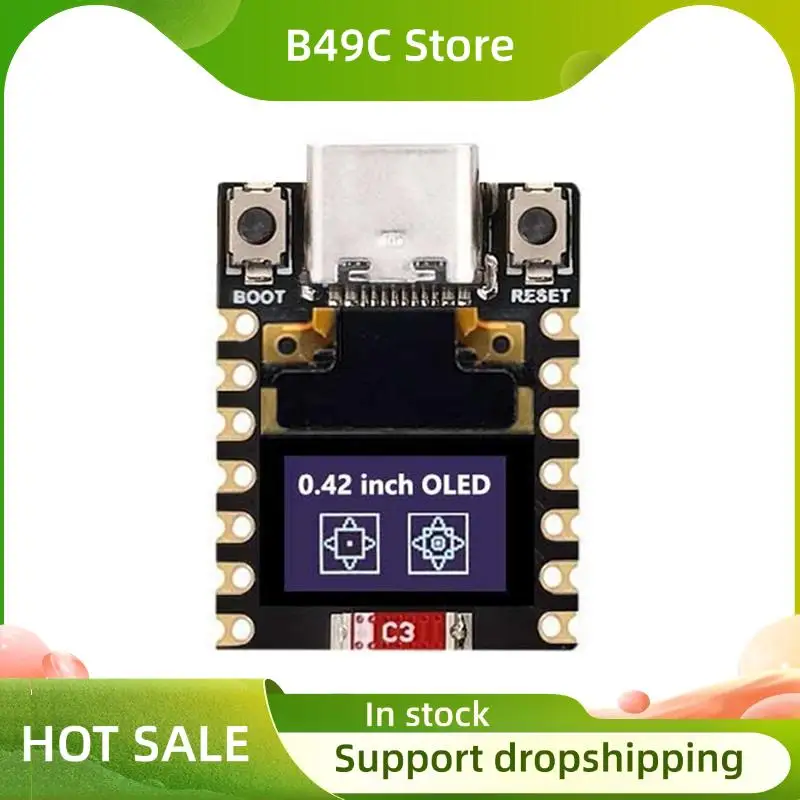 B49C ESP32-S3 MINI Макетная плата с поддержкой Wi-Fi 2,4 ГГц и Bluetooth5 RISC-V Low Power
B49C ESP32-S3 MINI Макетная плата с поддержкой Wi-Fi 2,4 ГГц и Bluetooth5 RISC-V Low Power