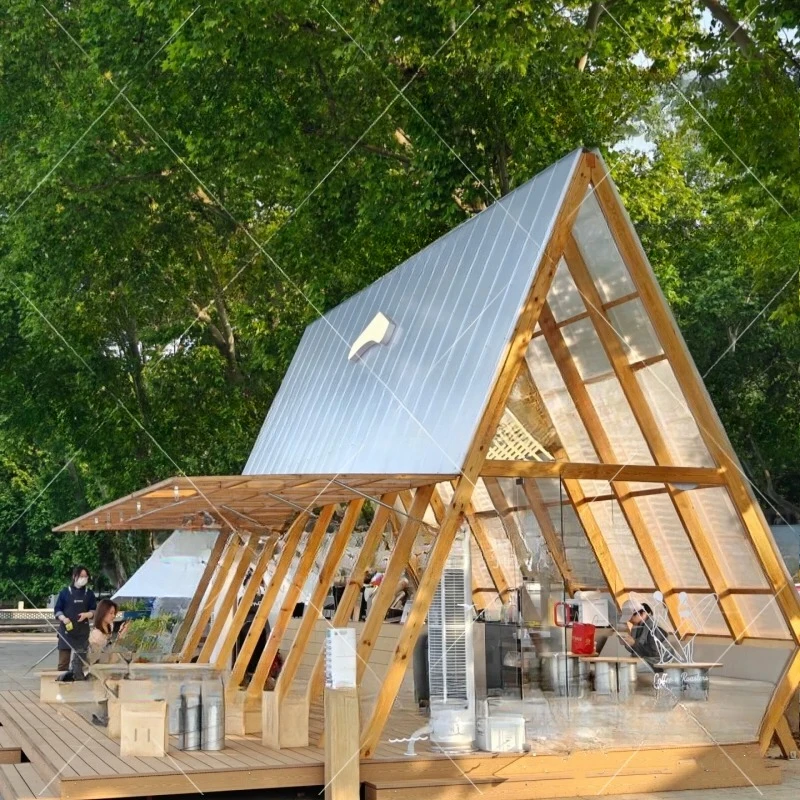 Triangle wooden house outdoor assembly, scenic bed and breakfast agritainment coffee house bed and breakfast
Triangle wooden house outdoor assembly, scenic bed and breakfast agritainment coffee house bed and breakfast