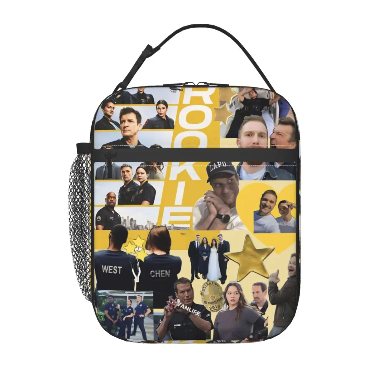 The Rookie TV Show Tim Bradford Insulated Lunch Bag Storage Food Box Portable Cooler Thermal Lunch Boxes For Picnic
The Rookie TV Show Tim Bradford Insulated Lunch Bag Storage Food Box Portable Cooler Thermal Lunch Boxes For Picnic