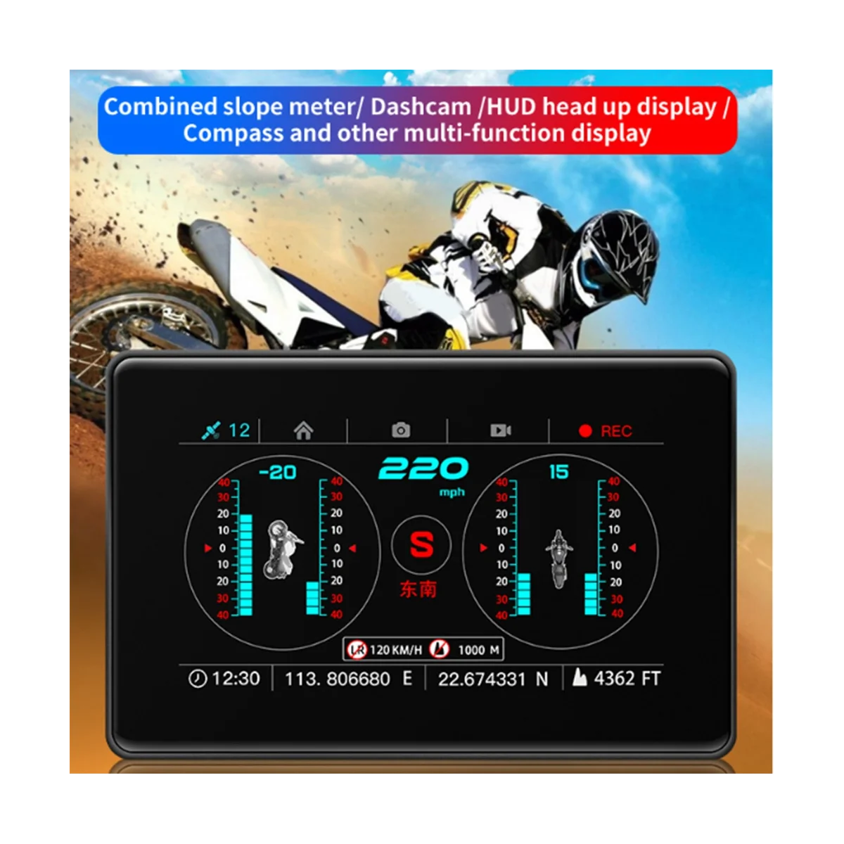 Touch Screen C20-M Car Vehicle GPS Projector Vehicle Speed Compass Level On-Board Display Alarm 128G
Touch Screen C20-M Car Vehicle GPS Projector Vehicle Speed Compass Level On-Board Display Alarm 128G