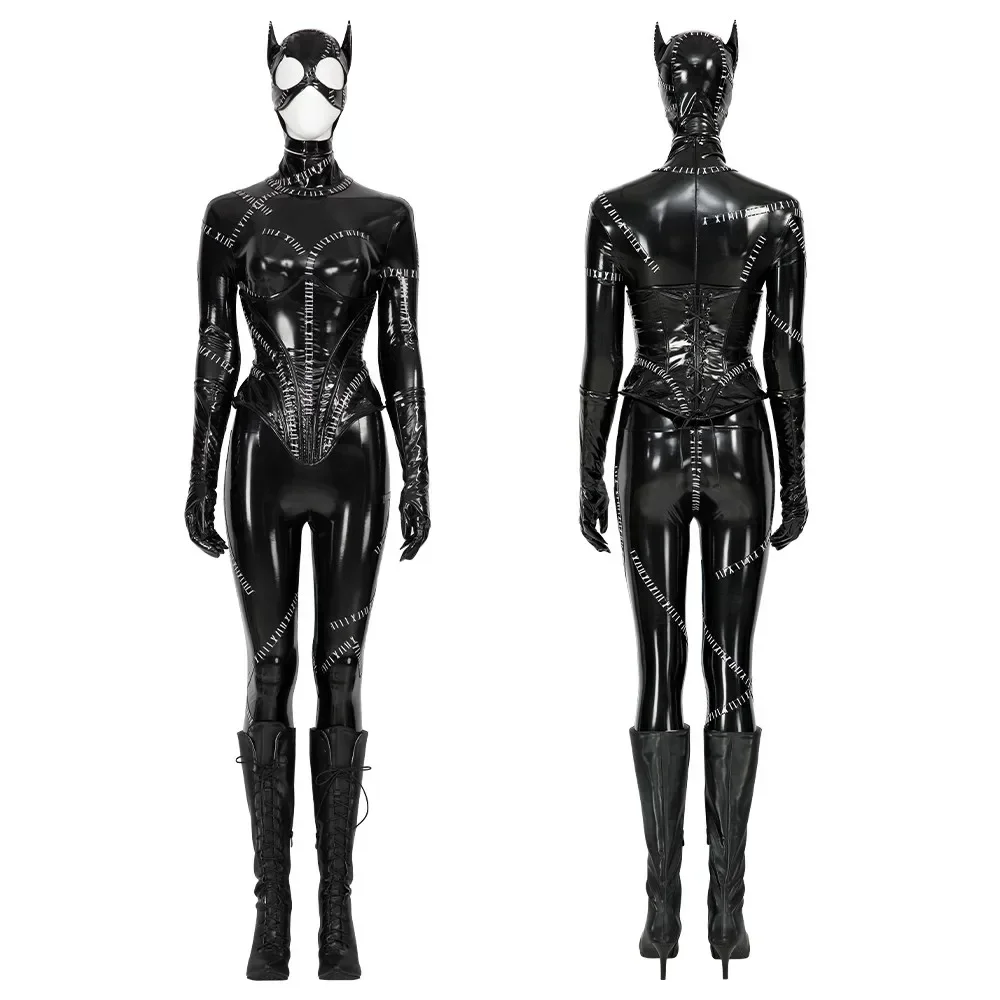 New Arrival Sexy Black Catsuit Woman Bodysuit Outfit Halloween Comic Con Fancy Dress Custom Size
New Arrival Sexy Black Catsuit Woman Bodysuit Outfit Halloween Comic Con Fancy Dress Custom Size