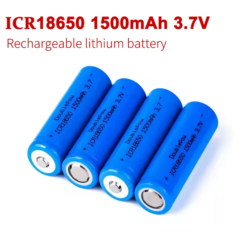 NEW Doublepow 18650 Battery 3.7V 1500mah Rechargeable Lithium Batteries for Flashlight Laser Pointer Remote Control, Toys
NEW Doublepow 18650 Battery 3.7V 1500mah Rechargeable Lithium Batteries for Flashlight Laser Pointer Remote Control, Toys