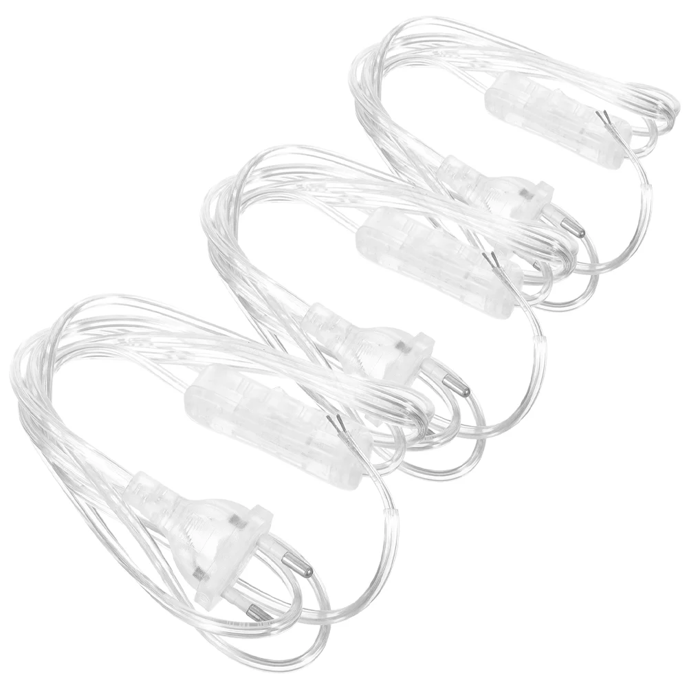 3pcs Transparent European Power Cord With Switch For Lamp Replacement Clear Light Cord Switch Lamp Power Cord With Switch
3pcs Transparent European Power Cord With Switch For Lamp Replacement Clear Light Cord Switch Lamp Power Cord With Switch