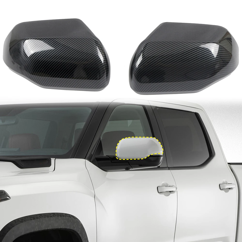 2PCS ABS Plastic Rearview Side Mirror Covers Fit for Toyota Tundra 2022 2023 Carbon Fiber Silver Color
2PCS ABS Plastic Rearview Side Mirror Covers Fit for Toyota Tundra 2022 2023 Carbon Fiber Silver Color