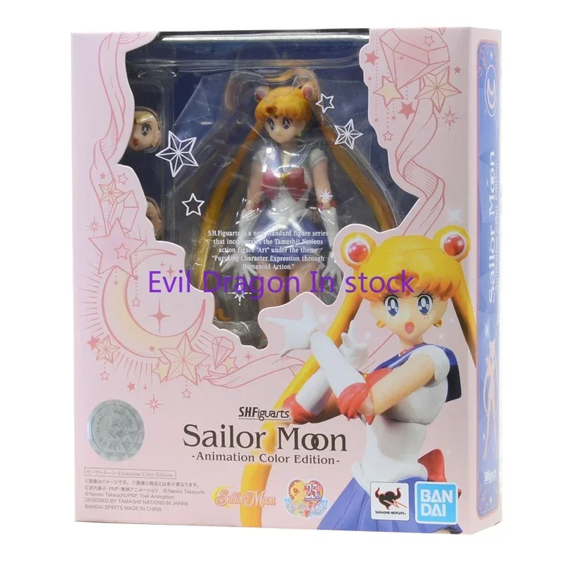 Bandai Sailor Moon Figure SHF Sailor Moon Articulated Original Anime Figure Collection Model Action Toy Figure Toys for Children
Bandai Sailor Moon Figure SHF Sailor Moon Articulated Original Anime Figure Collection Model Action Toy Figure Toys for Children