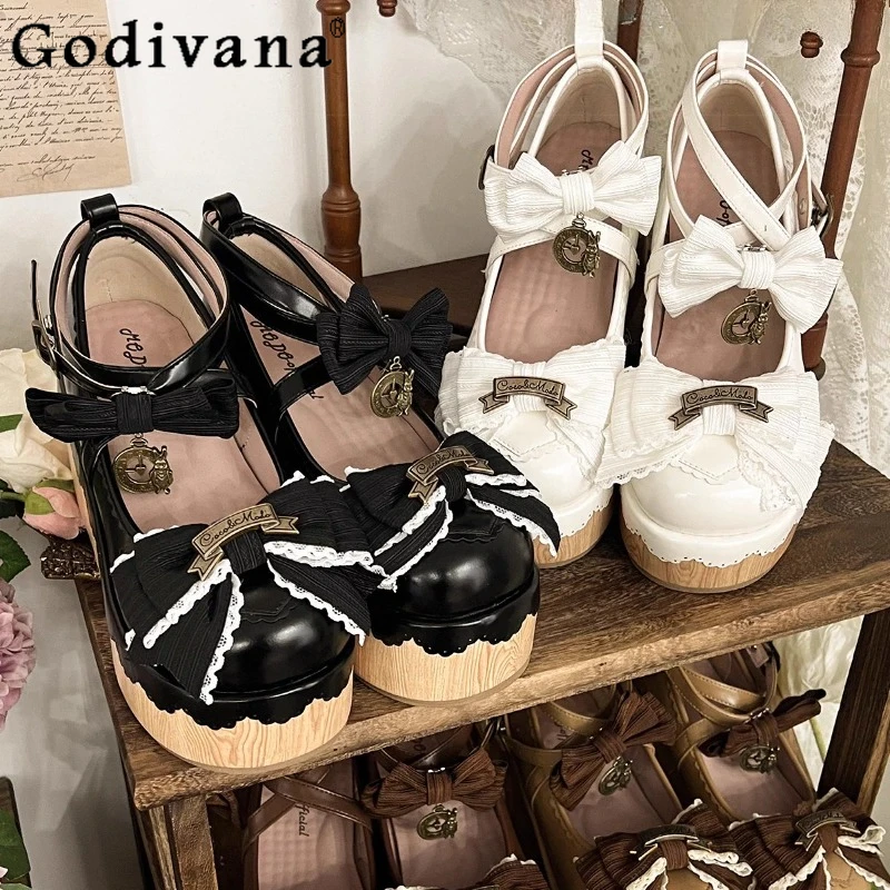 Original Japanese Lo Kawaii Platform Shoes Autumn Sweet Girls Cute Bow Mary Jane Shoes Princess Tea Party High Heels Cos Pumps
Original Japanese Lo Kawaii Platform Shoes Autumn Sweet Girls Cute Bow Mary Jane Shoes Princess Tea Party High Heels Cos Pumps