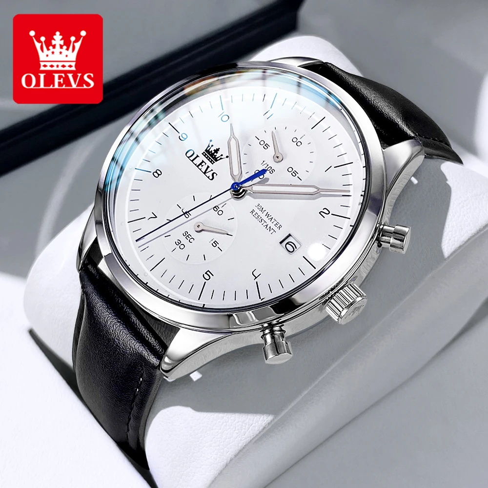 OLEVS 2880 Mens Watch Classic Original Multifunctional Quartz Watch Waterproof Luminous Date Watches For Men Box Gift
OLEVS 2880 Mens Watch Classic Original Multifunctional Quartz Watch Waterproof Luminous Date Watches For Men Box Gift