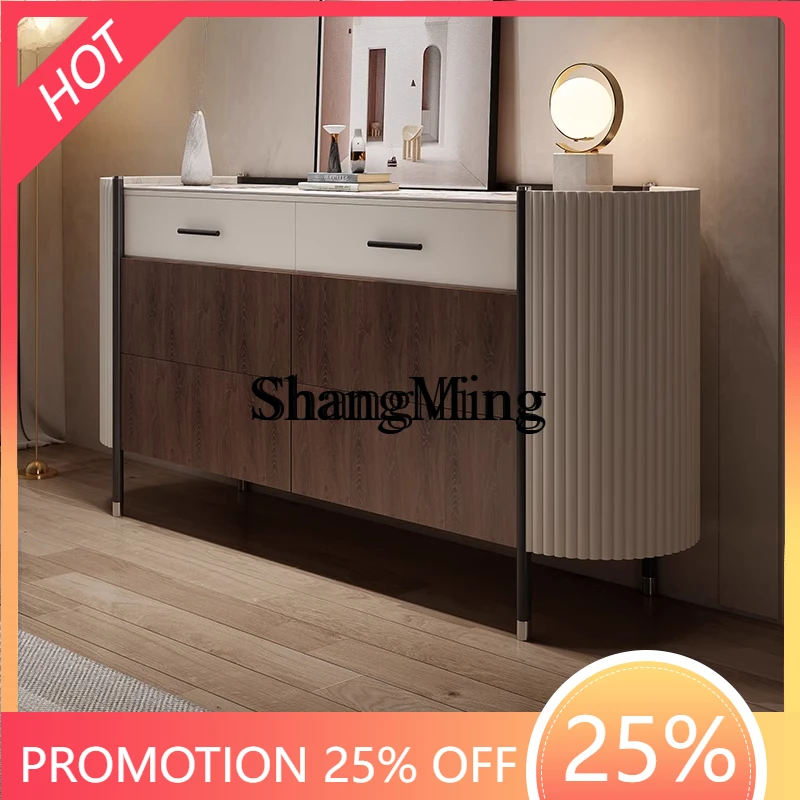 FG solid wood chest cabinet light luxury modern entrance cabinet living room bedroom storage rock slab six side cabinet
FG solid wood chest cabinet light luxury modern entrance cabinet living room bedroom storage rock slab six side cabinet