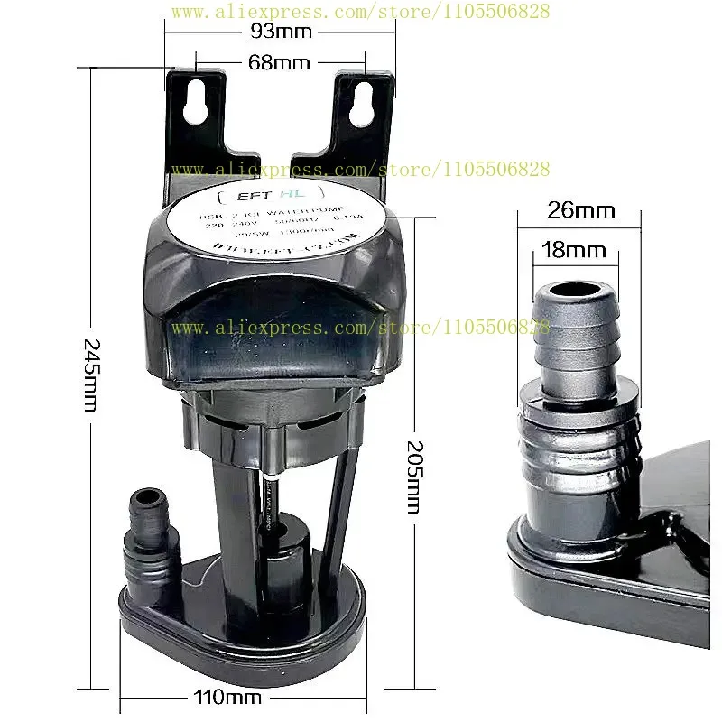 1pcs Ice Maker Water Pump PSB-2/29/5W - Ice Granule Machine PSB-3 Pumping Circulation Pump
1pcs Ice Maker Water Pump PSB-2/29/5W - Ice Granule Machine PSB-3 Pumping Circulation Pump