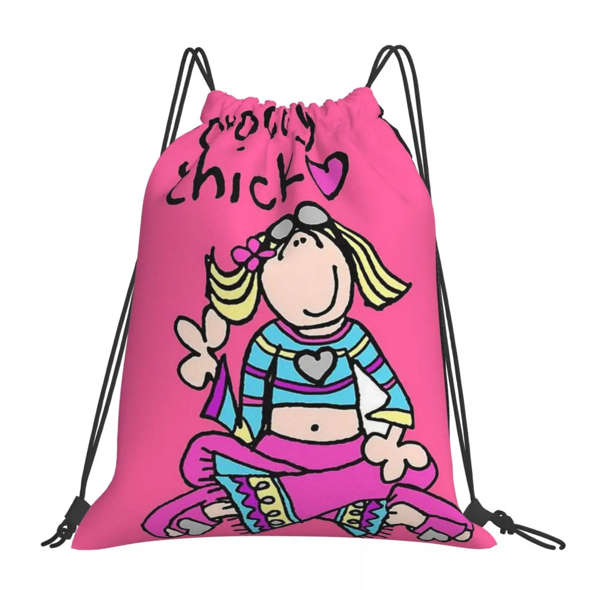 Groovy Chick Girls 2000s Y2K Vintage Backpacks Casual Portable Drawstring Bundle Pocket Sports Bag Book Bags For Travel Students
Groovy Chick Girls 2000s Y2K Vintage Backpacks Casual Portable Drawstring Bundle Pocket Sports Bag Book Bags For Travel Students