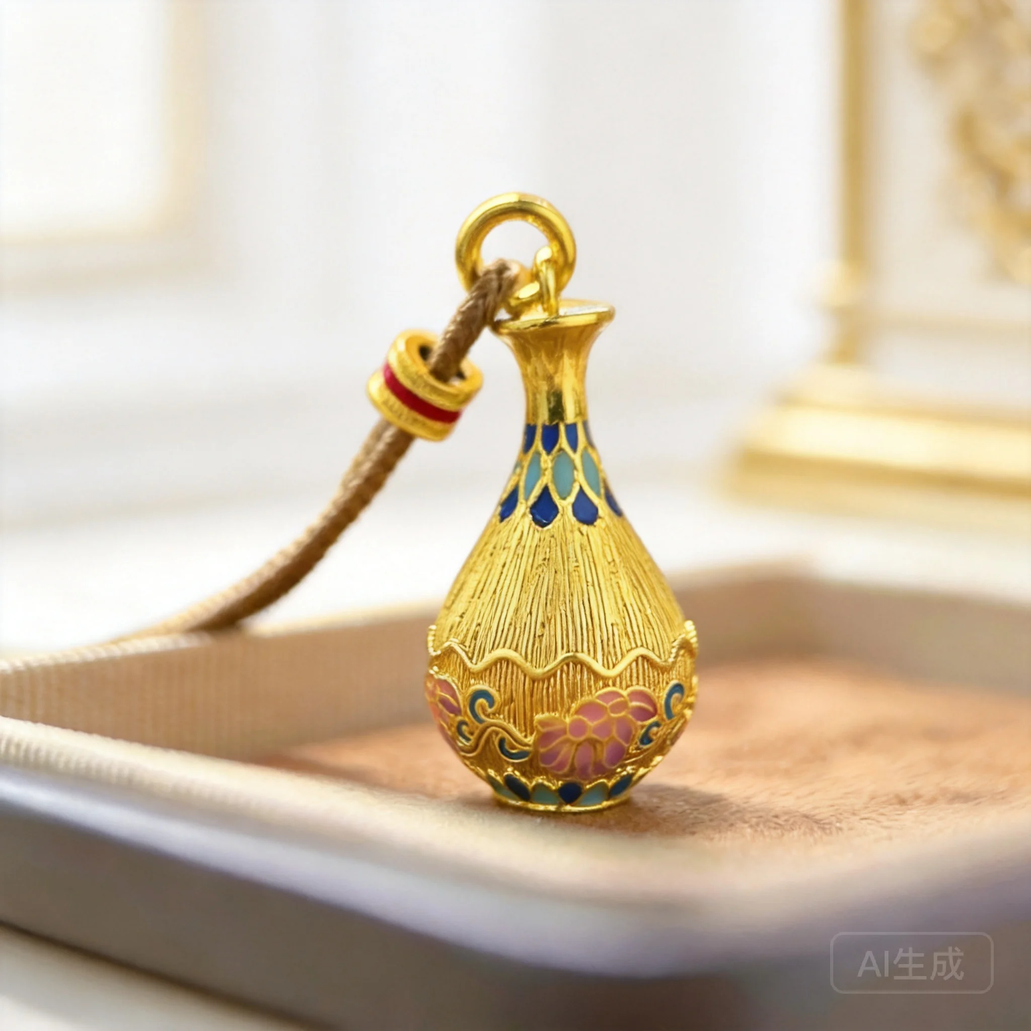 Women's Pendant Necklace 2026 New Chinese Traditional Court Style Enamel Vase Shaped Gold Plated Niche Elegant Sweater Chain Del
Women's Pendant Necklace 2026 New Chinese Traditional Court Style Enamel Vase Shaped Gold Plated Niche Elegant Sweater Chain Del