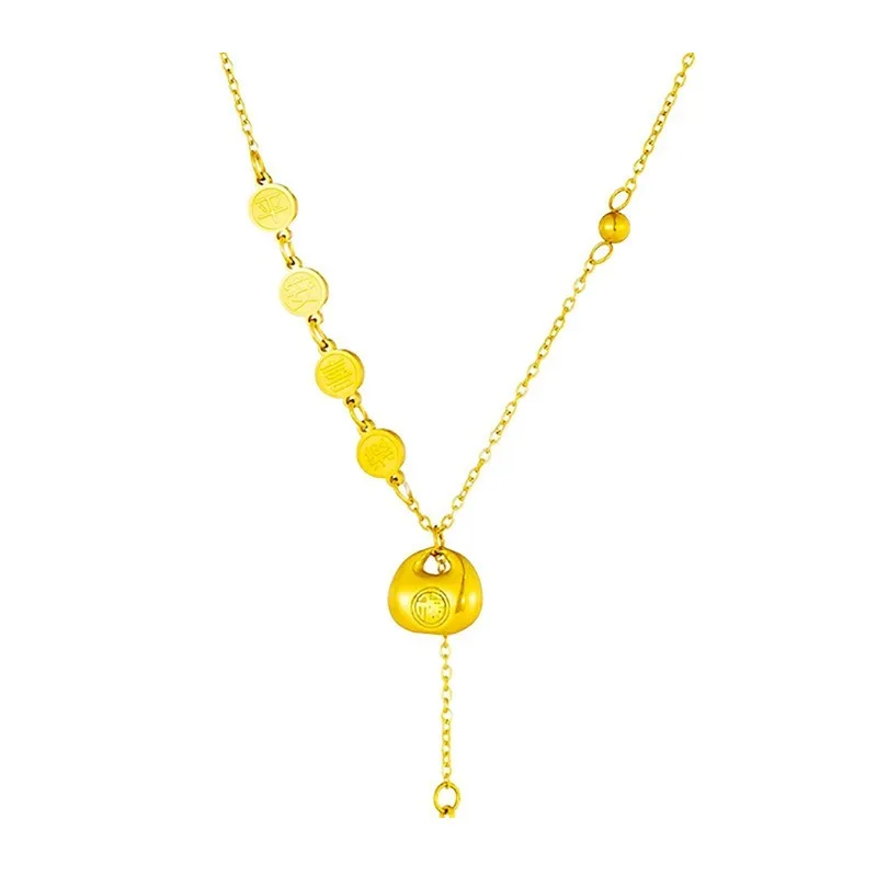Peace and Joy Xiaojintuo Necklace Women's New Chinese Style High-end Sense Ethnic Style Fu Character Clavicle Chain Send Girlfri
Peace and Joy Xiaojintuo Necklace Women's New Chinese Style High-end Sense Ethnic Style Fu Character Clavicle Chain Send Girlfri