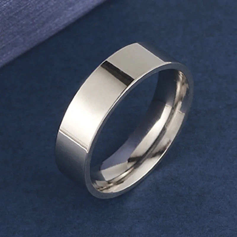 6mm Trendy Stainless Steel Black Rings for Women And Men Fashion Wedding Jewelry Wholesale Charm
6mm Trendy Stainless Steel Black Rings for Women And Men Fashion Wedding Jewelry Wholesale Charm