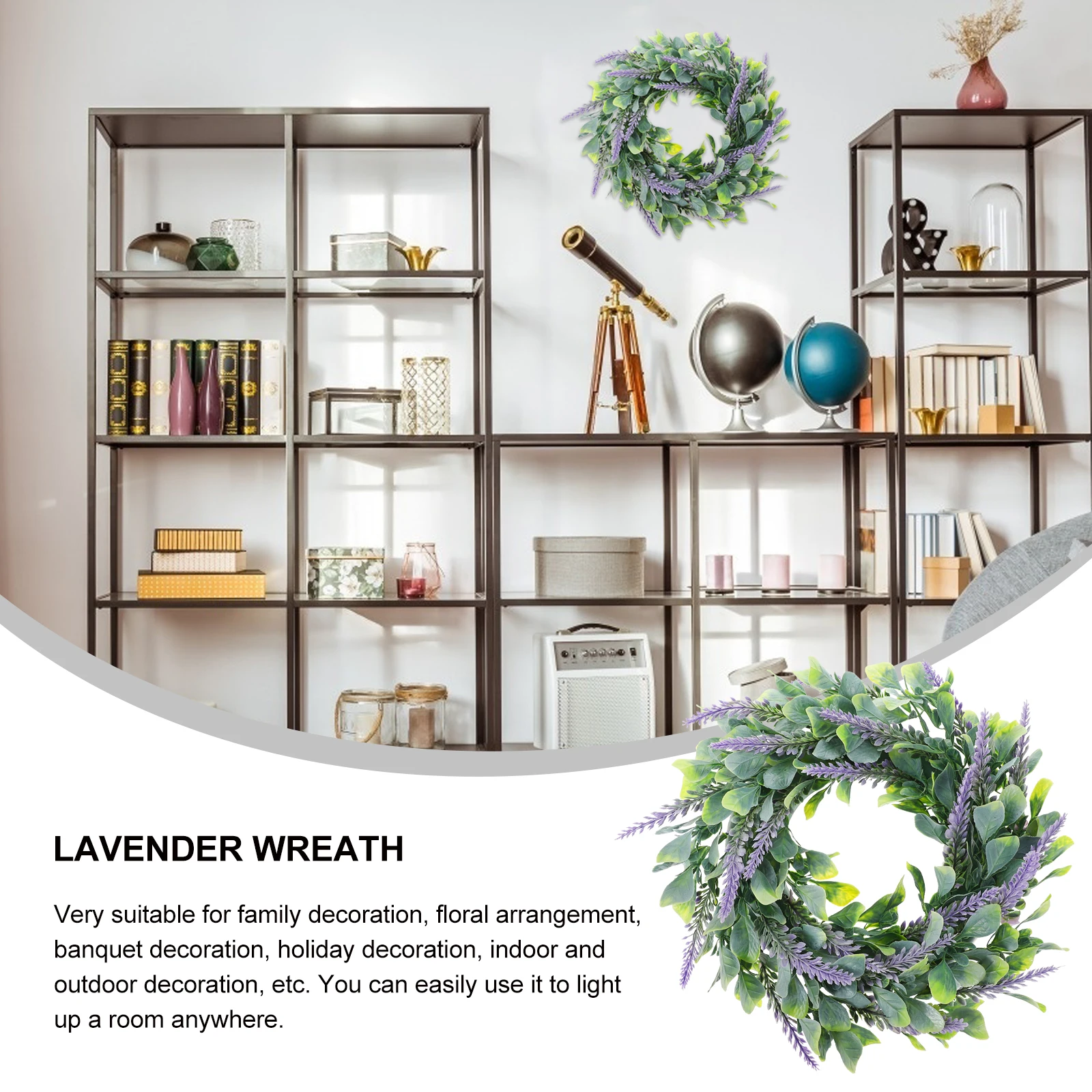Artificial Lavender WreathFlower Ring Home Decor Door Hanging Wall Decorative Spring Plastic FlowerHanging Wreath
Artificial Lavender WreathFlower Ring Home Decor Door Hanging Wall Decorative Spring Plastic FlowerHanging Wreath