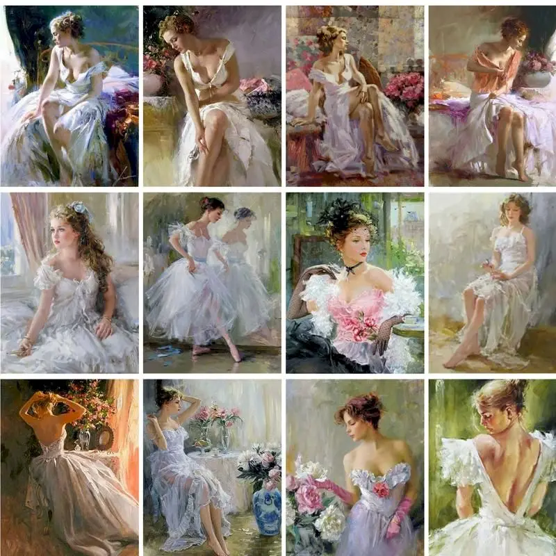 GATYZTORY Framed Painting By Numbers Kits 60x75cm Framed On Canvas Elegant Women Figure Picture By Number Home Arts
GATYZTORY Framed Painting By Numbers Kits 60x75cm Framed On Canvas Elegant Women Figure Picture By Number Home Arts