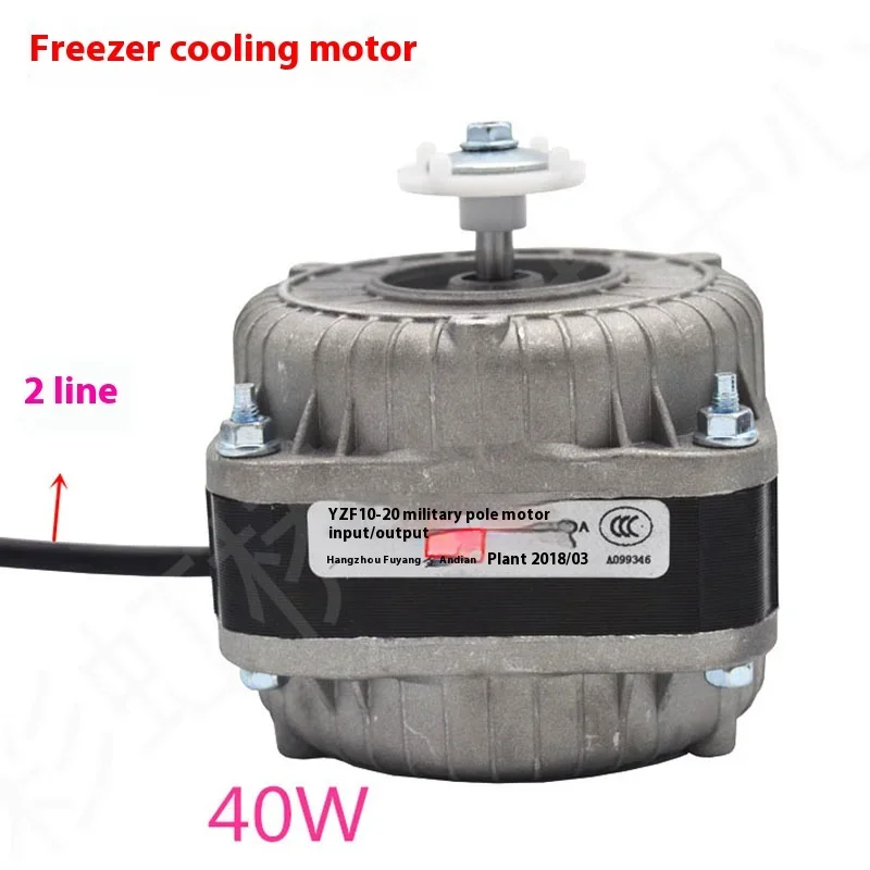 40W Shipping Genuine Goods Refrigerator Freezer Cooling Fan Motor Condenser Shaded Pole Asynchronous
40W Shipping Genuine Goods Refrigerator Freezer Cooling Fan Motor Condenser Shaded Pole Asynchronous
