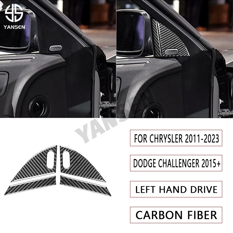 Car A-pillar Side Window Speaker Horn Panel Carbon Fiber Sticker For Dodge Challenger 2015+ For Chrysler 2011-2023 Accessories
Car A-pillar Side Window Speaker Horn Panel Carbon Fiber Sticker For Dodge Challenger 2015+ For Chrysler 2011-2023 Accessories
