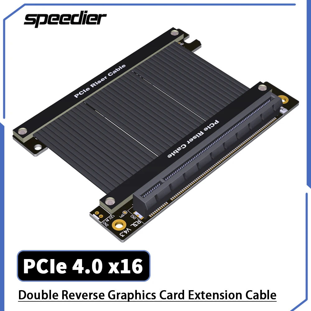 Райзер Серебряный PCIe, Райзер-кабель 4,0 X16 PCI Express, Райзер-удлинитель, гибкий графический процессор, одиночный Реверсивный игровой адаптер для мини-ПК ITX A4
Райзер Серебряный PCIe, Райзер-кабель 4,0 X16 PCI Express, Райзер-удлинитель, гибкий графический процессор, одиночный Реверсивный игровой адаптер для мини-ПК ITX A4