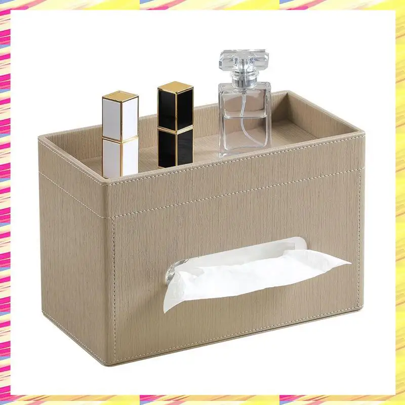 ABJJ Прямоугольная крышка коробки для салфеток больших размеров, держатель для салфеток из искусственной кожи с лотком для хранения, органайзер, держатель для салфеток
ABJJ Прямоугольная крышка коробки для салфеток больших размеров, держатель для салфеток из искусственной кожи с лотком для хранения, органайзер, держатель для салфеток