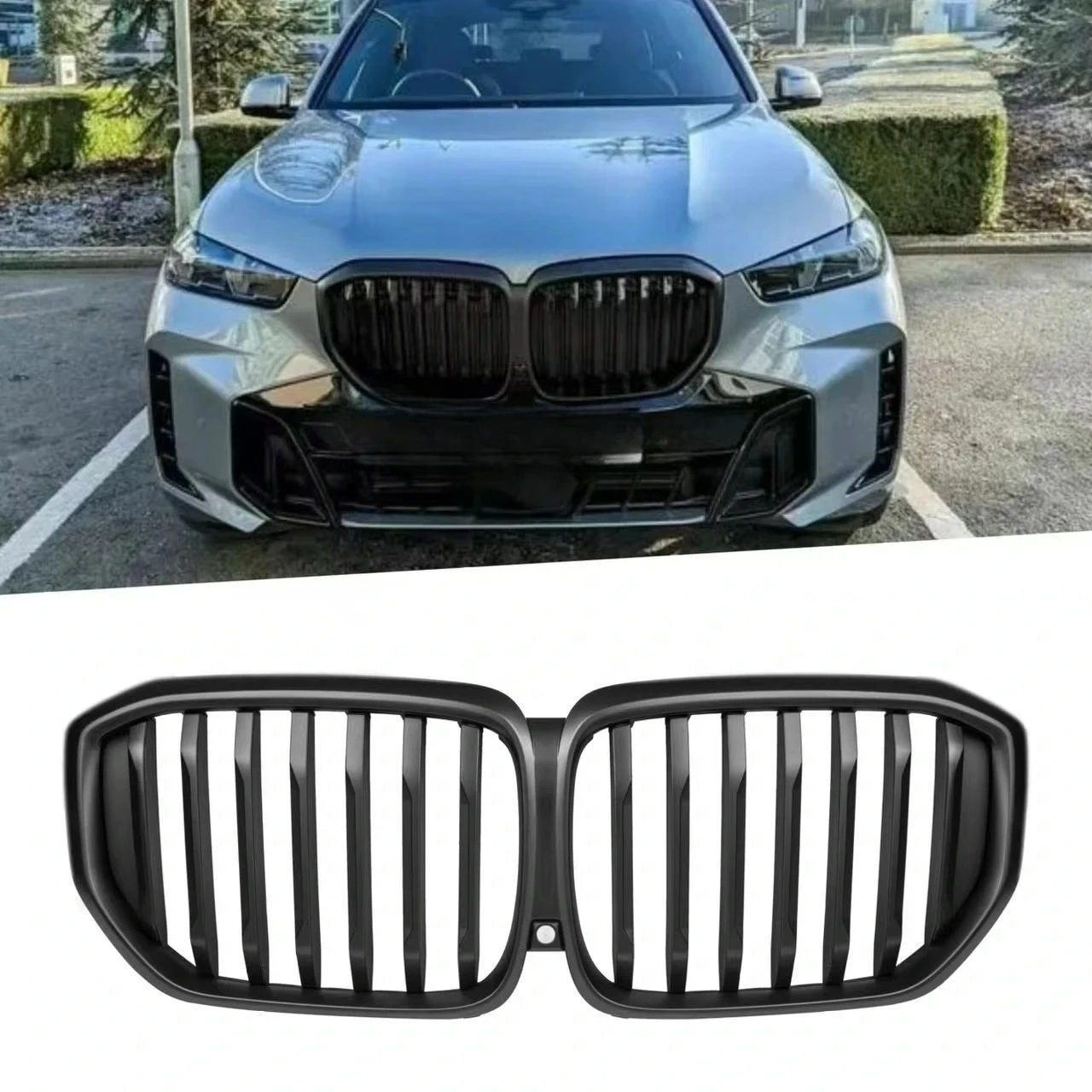 Car Accessories Front Kidney Bumper Grill Facelift for BMW G05 LCI X5 2023 2024 2025 Gloss Black Grille with Camera Hole
Car Accessories Front Kidney Bumper Grill Facelift for BMW G05 LCI X5 2023 2024 2025 Gloss Black Grille with Camera Hole