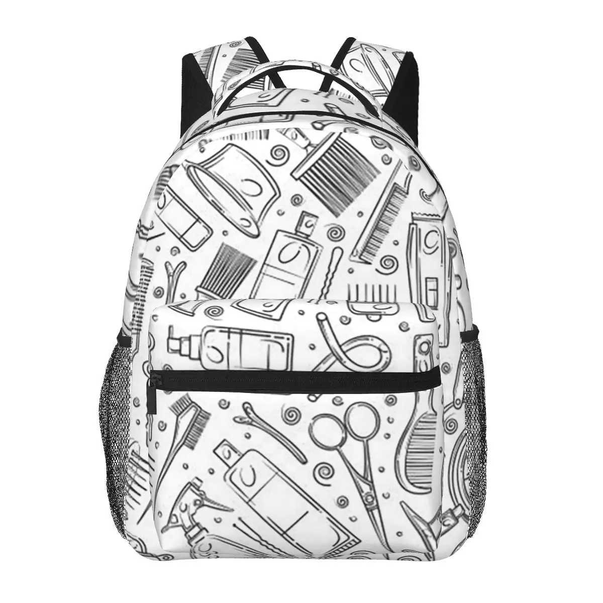 Salon Hair Dressing Tool Pattern Student Backpack School Bag Hiking Travel Daypack for Boys Girls Fashion Bookbag Shoulder Bags
Salon Hair Dressing Tool Pattern Student Backpack School Bag Hiking Travel Daypack for Boys Girls Fashion Bookbag Shoulder Bags