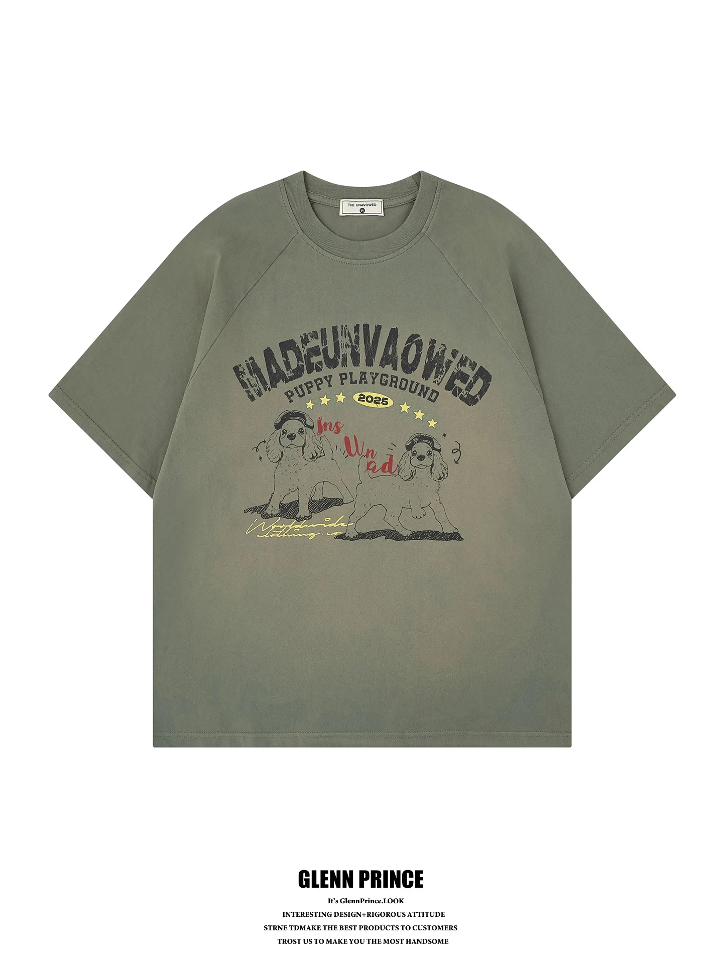 GPstudio American Retro Dog Print Washed Short Sleeve Men's T-shirt Loose Summer Cotton Tee Shirt Youth Popular Animal Pattern
GPstudio American Retro Dog Print Washed Short Sleeve Men's T-shirt Loose Summer Cotton Tee Shirt Youth Popular Animal Pattern