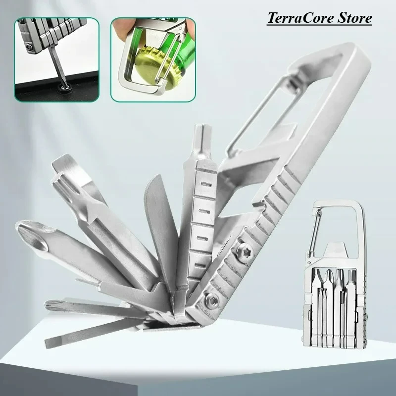 Outdoor EDC Portable Tool Bottle Opener Portable Hook Bicycle Emergency Repair Multi-functional Home Emergency Small Tool Set
Outdoor EDC Portable Tool Bottle Opener Portable Hook Bicycle Emergency Repair Multi-functional Home Emergency Small Tool Set